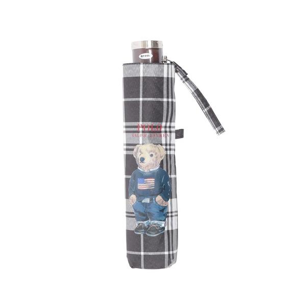 『セール実施中』ZOZO問い合わせ番号:73998161ショップ:MOONBAT，ムーンバットブランド:POLO RALPH LAUREN，ポロ ラルフ ローレン商品名:遮光 晴雨兼用折りたたみ日傘　チェック POLO BEARカテゴリ:フ...