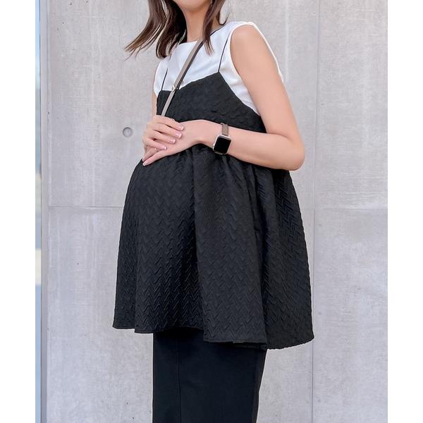 ZOZO問い合わせ番号:74129864ショップ:kobelettuce，コウベレタスブランド:KOBE LETTUCE，コウベレタス商品名:産前産後OKマタニティチューブストラップキャミブラウスカテゴリ:ママ＆ベビー>マタニティウェ...