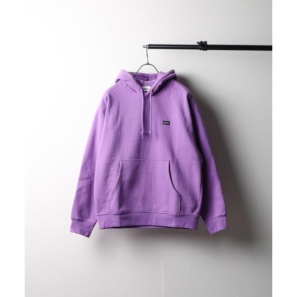 パーカー 裏起毛 「OBEY」MINI BOX LOGO HOOD メンズ レディース