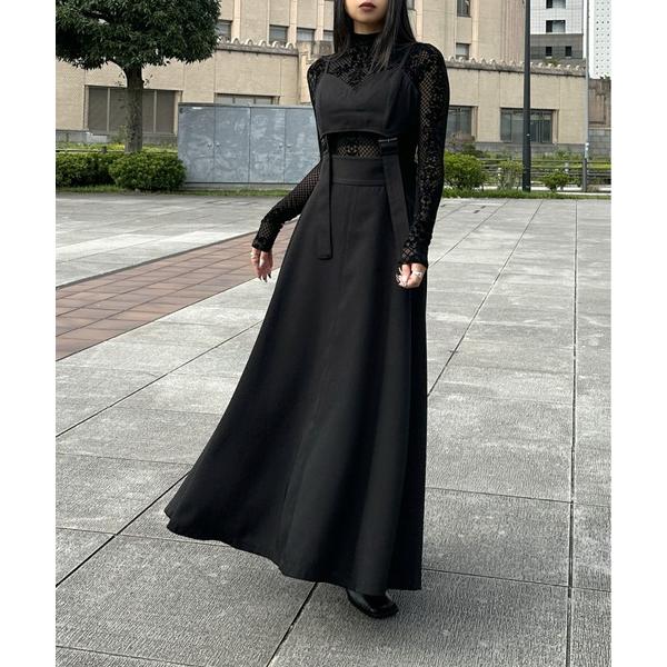 『タイムセール実施中』ZOZO問い合わせ番号:74201562ショップ:LVEU.，ラブユ.ブランド:LVEU.，ラブユ.商品名:【LVEU.】オリジナルビスチェフレアワンピース / ワンピース ワンピ フレア ビスチェ ロング丈 きれいめ...