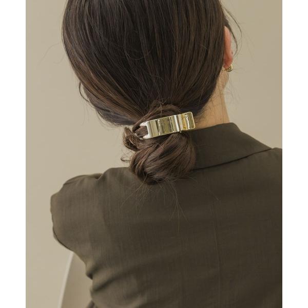 ZOZO問い合わせ番号:74405185ショップ:URBAN RESEARCH，アーバンリサーチブランド:SMELLY，スメリー商品名:カーブメタルバンスカテゴリ:ヘアアクセサリー>バレッタ/ヘアクリップブランド品番:SM34-2RF...