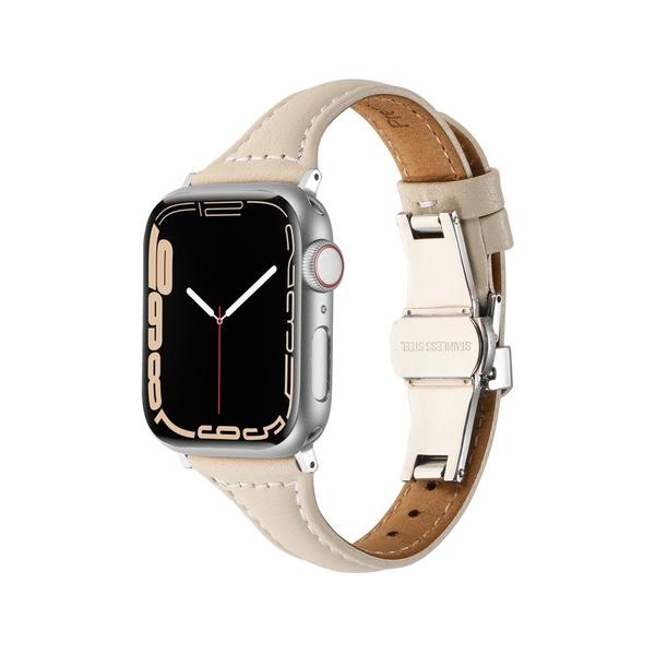 apple watch 腕時計 メンズ Dバックル アップルウォッチ バンド 本革　38/40/41mm メンズ レディース