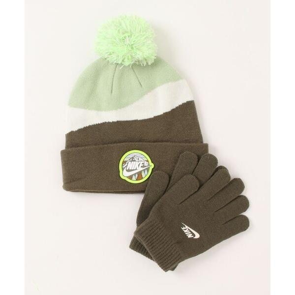 ナイキ nike ニット帽 ニットキャップ 「NIKE」NAN SNOW DAY PEAK BEANIE ＆ GLO/ニットキャップ＆手袋セット/帽子/グローブ/ナイキ/キッズ