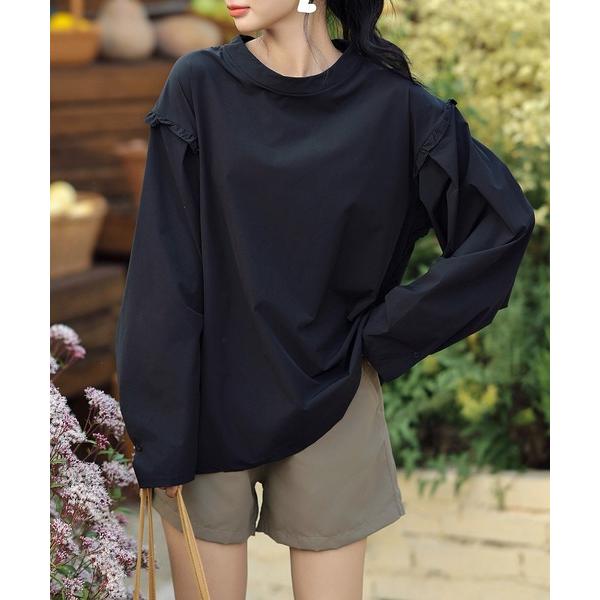 『タイムセール実施中』ZOZO問い合わせ番号:74711296ショップ:TeddyShop，テディショップブランド:TeddyShop，テディショップ商品名:【UVカット率 99%以上】レディース水着 長袖フリルラッシュガード＋ショートパン...