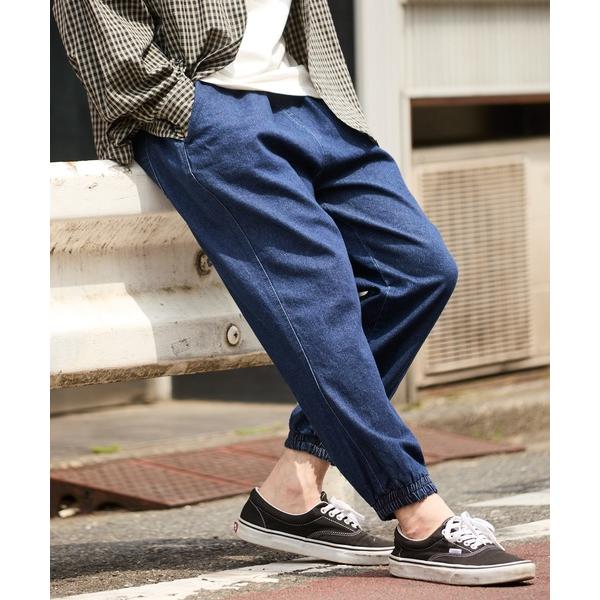 『タイムセール実施中』ZOZO問い合わせ番号:74713834ショップ:FREAK'S STORE，フリークスストアブランド:FREAK'S STORE，フリークスストア商品名:限定展開 ストレッチツイル イージージョガーパンツ/デニムカテ...