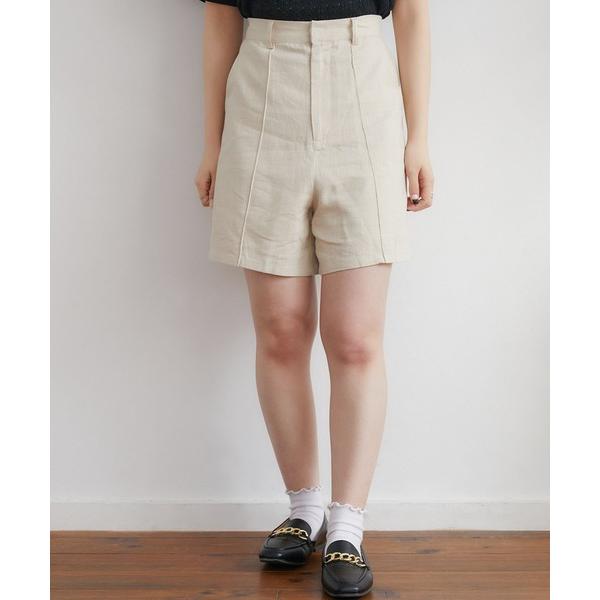 パンツ レーヨン麻バミューダPT レディース