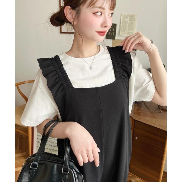 ＜conte＞サテン カシュクール オールインワン 新品】conteサテンカシュクール オールインワン 辺見えみり