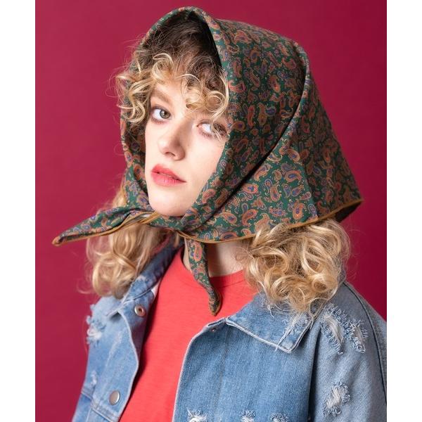 スカーフ バンダナ an meets zakka レトロクラシックペイズリー柄スカーフ メンズ レディース