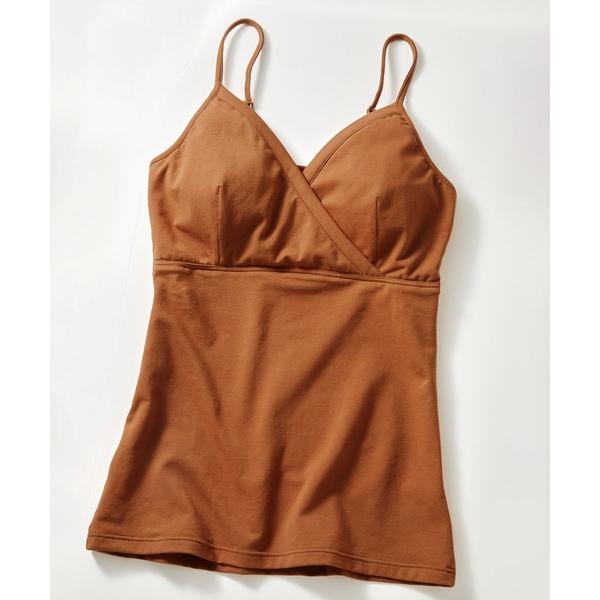 ZOZO問い合わせ番号:74821186ショップ:FELISSIMO，フェリシモブランド:フェリシモMama，フェリシモママ商品名:Ｍｏｒｅｄｄｅ　わた入り吸水速乾パッドと防水布で漏れにくい　綿混授乳ブラキャミソールカテゴリ:ママ＆ベビー&...