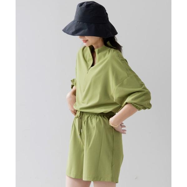 『セール実施中』ZOZO問い合わせ番号:74821189ショップ:FELISSIMO，フェリシモブランド:フェリシモMama，フェリシモママ商品名:Moredde　フロントジップのUVカットラッシュガード＆ショートパンツセットカテゴリ:水着...