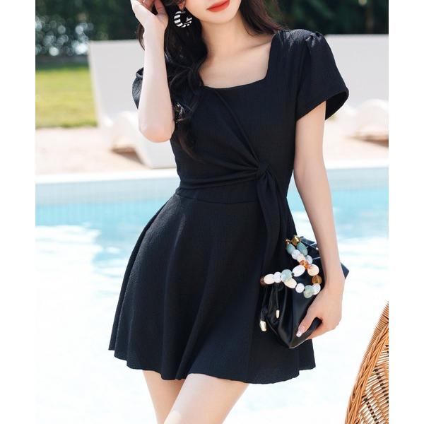 『タイムセール実施中』※このアイテムは返品・交換対象外商品です。ZOZO問い合わせ番号:74821792ショップ:TeddyShop，テディショップブランド:TeddyShop，テディショップ商品名:レディース水着 体型カバー スクエアネッ...