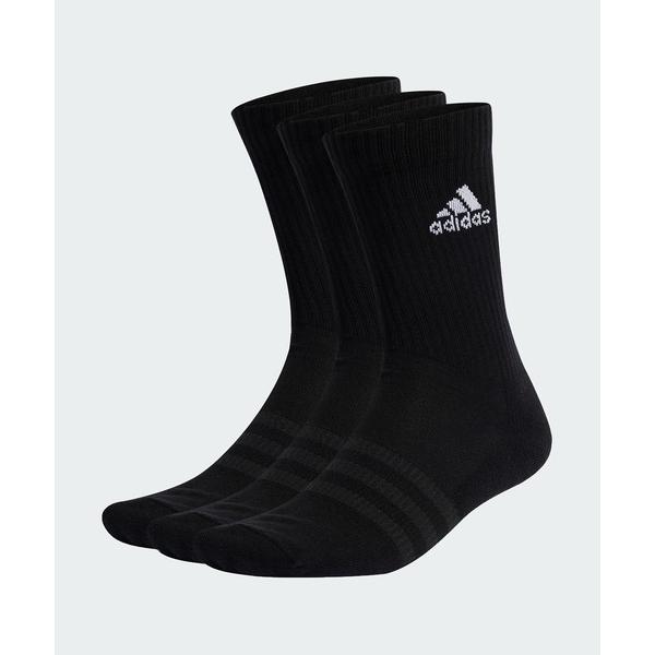 『セール実施中』※このアイテムは返品・交換対象外商品です。ZOZO問い合わせ番号:75357868ショップ:adidas，アディダスブランド:adidas，アディダス商品名:クッション クルーソックス 3足組 / アディダス adidasカ...