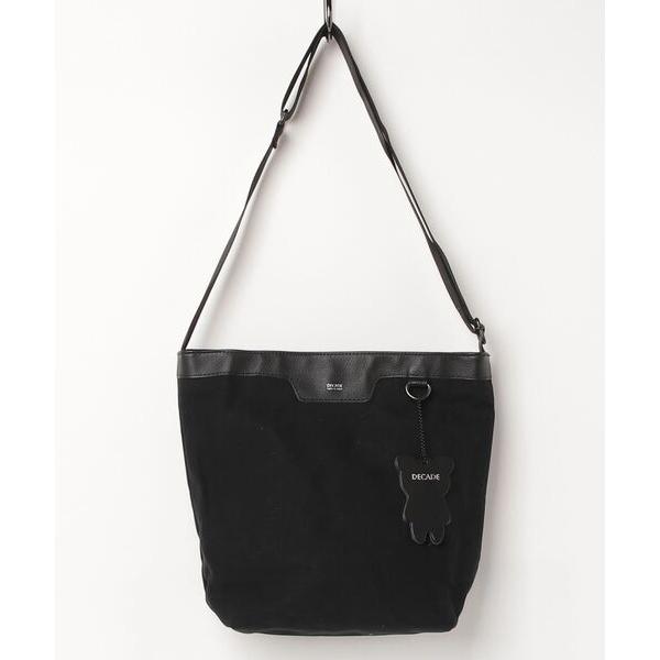 ショルダーバッグ ファブリックｘ防水レザー・ショルダーバッグ DECADE(No-01431 ) Midole Shoulder Bag