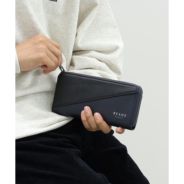 ZOZO問い合わせ番号:75522605ショップ:BEAMS HEART，ビームスハートブランド:BEAMS HEART，ビームスハート商品名:【追加】切替 フェイクレザー ロング ウォレット（ユニセックス）カテゴリ:財布/小物>財布...
