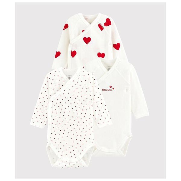 ※このアイテムは返品・交換対象外商品です。ZOZO問い合わせ番号:75525715ショップ:PETIT BATEAU，プチバトーブランド:PETIT BATEAU，プチバトー商品名:プリント長袖あわせボディ３枚組カテゴリ:ママ＆ベビー&gt...