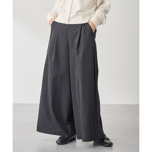 パンツ 「新色追加」速乾タックワイドパンツ「サスティナブル」 レディース
