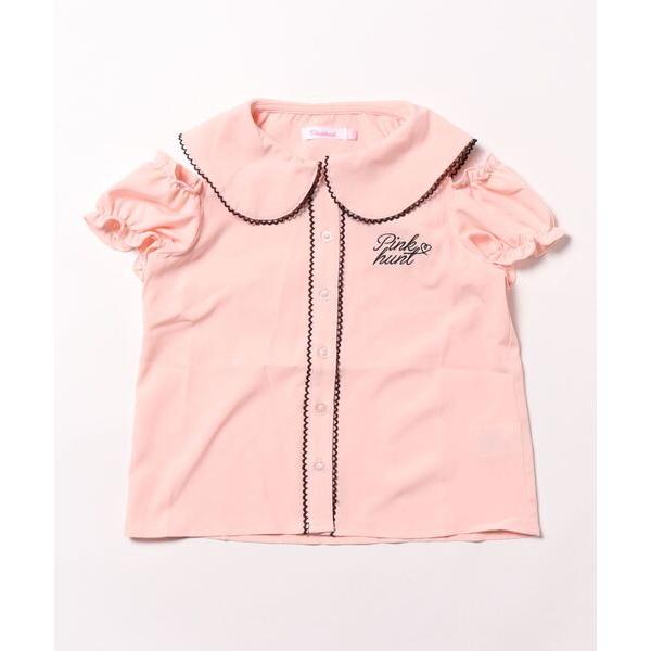 ZOZO問い合わせ番号:75623781ショップ:BABYDOLL，ベビードールブランド:PINKHUNT，ピンクハント商品名:PINKHUNT くまみみセーラー襟ブラウスシャツ 8356Kカテゴリ:トップス>シャツ/ブラウスブランド...