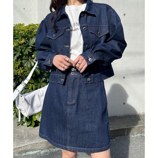 『タイムセール実施中』ZOZO問い合わせ番号:75720604ショップ:Outfitter lab，アウトフィッターラボブランド:CLEA，クレア，Outfitter lab，アウトフィッターラボ商品名:クロップド丈デニムジャケットセットア...