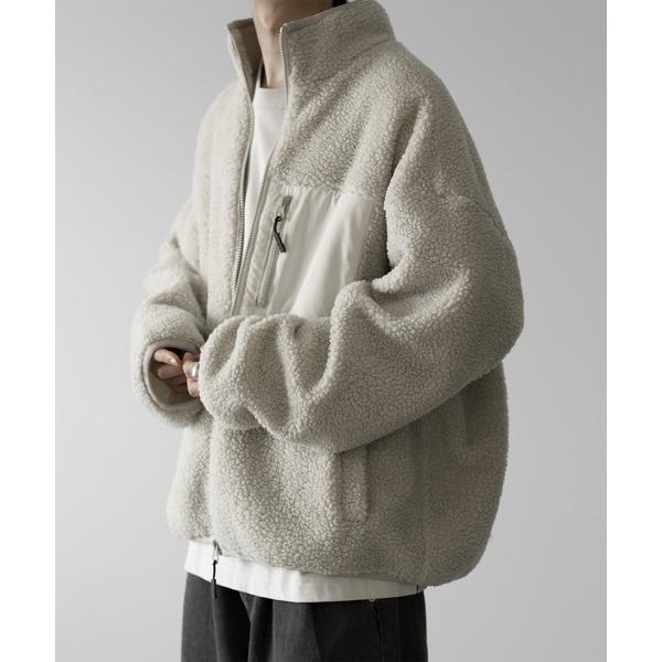 『タイムセール実施中』ZOZO問い合わせ番号:75921322ショップ:EMMA CLOTHES，エマ クローズブランド:RUUBON，ルーボン商品名:【RUUBON】 high neck boa jacket / ハイネック ボアジャケッ...