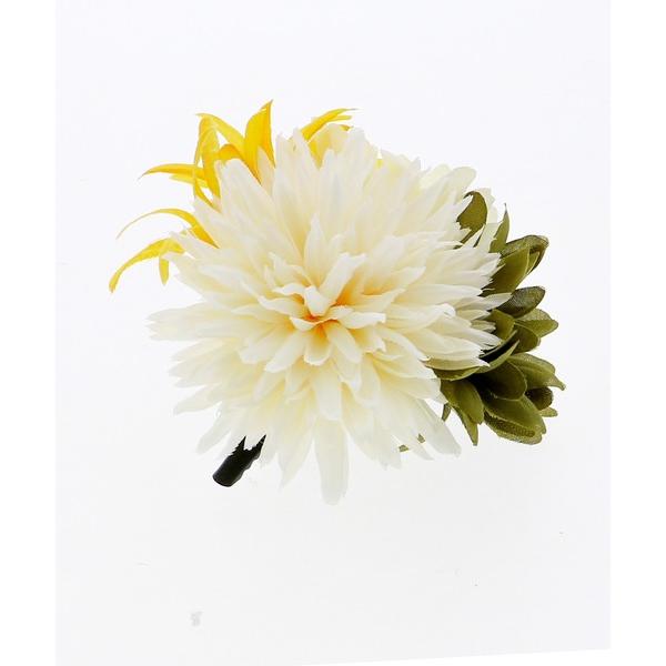 ZOZO問い合わせ番号:76085001ショップ:KIMONOMACHI，キモノマチブランド:KIMONOMACHI，キモノマチ商品名:髪飾り クリップ 単品 マムとリリー 全4種ヘアアクセサリー 大人用・子供用 レディース 着物 和装 浴...