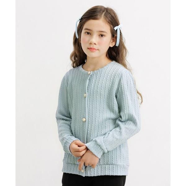 『タイムセール実施中』ZOZO問い合わせ番号:76085708ショップ:Bee，ビーブランド:Bee des Bee，ビーデスビー商品名:模様編み風カーディガンカテゴリ:トップス>カーディガン/ボレロブランド品番:taa05540素材...