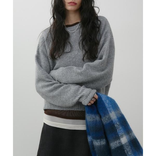 ZOZO問い合わせ番号:76278467ショップ:YARD PLUS/AUNT MARIE'S，ヤードプリュス/アントマリーズブランド:Aunt Marie's，アントマリーズ商品名:ミックスショート丈プルオーバーニットカテゴリ:トップス&...