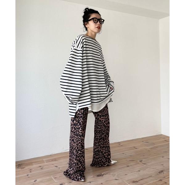 ZOZO問い合わせ番号:76343135ショップ:properson，プロパーソンブランド:wee9s，ウィークス商品名:SHOUBU PANTS / レオパード勝負パンツカテゴリ:パンツ>スウェットパンツブランド品番:w00767素...