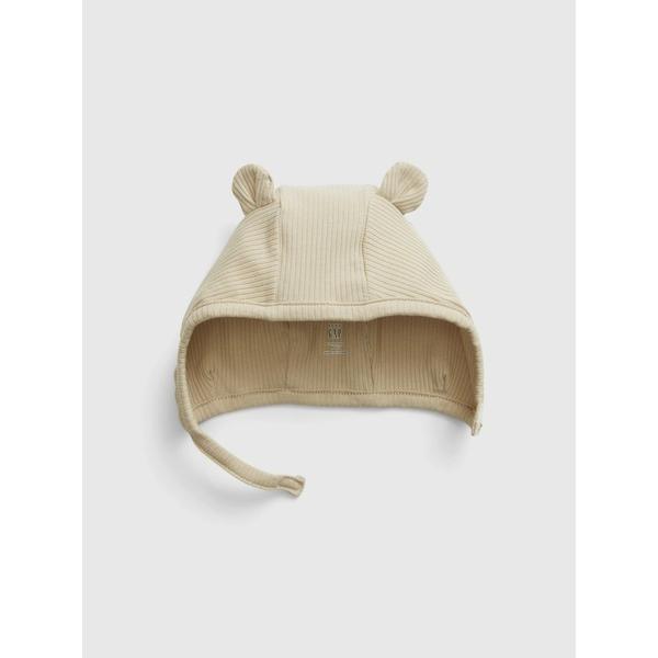 『タイムセール実施中』※このアイテムは返品・交換対象外商品です。ZOZO問い合わせ番号:76345055ショップ:GAP，ギャップブランド:GAP，ギャップ商品名:はじめてのお気に入り くまさん 細リブハット帽子 (ベビー)カテゴリ:ママ＆...