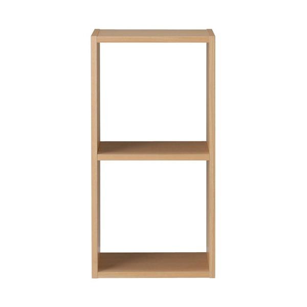 ZOZO問い合わせ番号:76511647ショップ:無印良品，ムジルシリョウヒンブランド:無印良品，ムジルシリョウヒン商品名:スタッキングシェルフ・２段・オーク材　幅４２×奥行２８．５×高さ８１．５ｃｍカテゴリ:インテリア>家具ブランド...