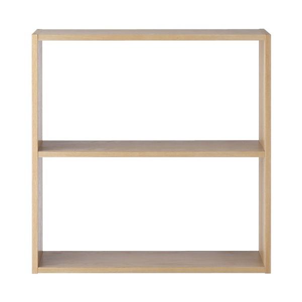 ZOZO問い合わせ番号:76511654ショップ:無印良品，ムジルシリョウヒンブランド:無印良品，ムジルシリョウヒン商品名:スタッキングシェルフ・ワイド・２段・オーク材　幅８１．５×奥行２８．５×高さ８１．５カテゴリ:インテリア>家具...