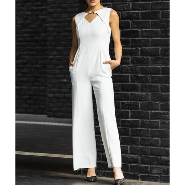 ZOZO問い合わせ番号:76543199ショップ:AMBIENT，アンビエントブランド:AMBIENT，アンビエント商品名:ビットスリムオールインワンカテゴリ:ワンピース/ドレス>パンツドレスブランド品番:CCKA0348素材:【表地...