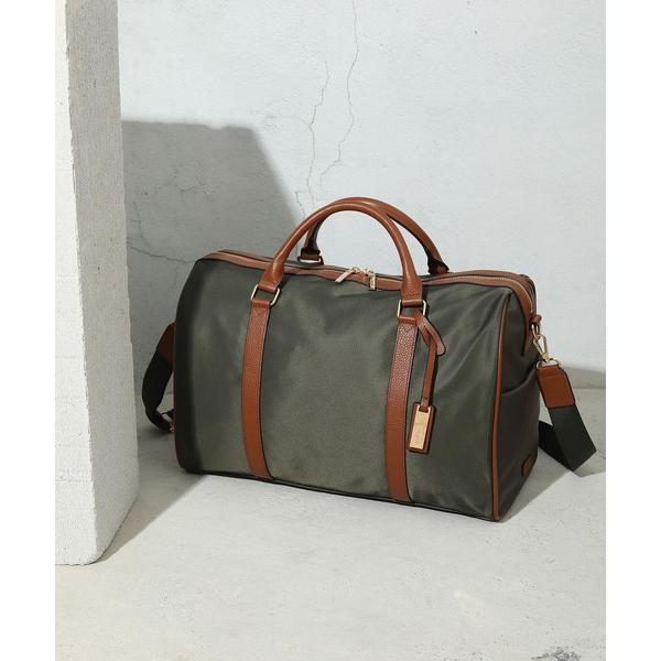 『タイムセール実施中』ZOZO問い合わせ番号:76543301ショップ:style code，スタイルコードブランド:Ungrid，アングリッド商品名:【Ungrid/アングリッド】牛革×ナイロン　ラージボストンバッグ（旅行用キャリーオン）...