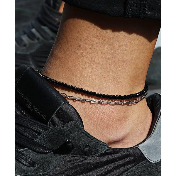 アンクレット 「BR」ダブルラインアンクレット メンズ アクセサリー メンズ