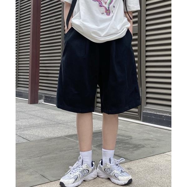 パンツ 綿100％、コットンハーフパンツ レディース メンズ