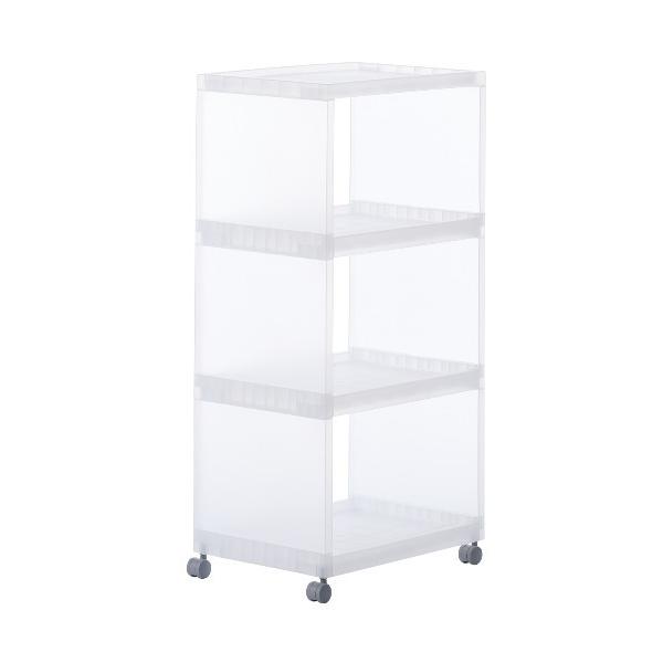 ZOZO問い合わせ番号:76578537ショップ:無印良品，ムジルシリョウヒンブランド:無印良品，ムジルシリョウヒン商品名:ポリプロピレン組立式ワゴン・キャスター付・３段　幅２９×奥行４１．５×高さ８３ｃｍカテゴリ:インテリア>掃除グ...