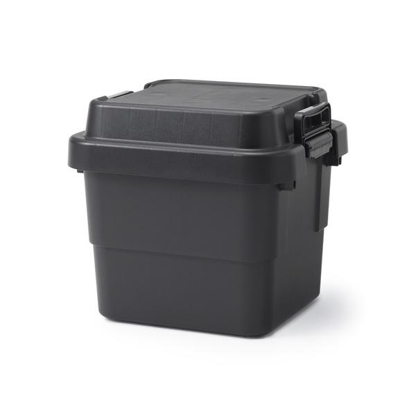 ZOZO問い合わせ番号:76578598ショップ:無印良品，ムジルシリョウヒンブランド:無印良品，ムジルシリョウヒン商品名:再生ポリプロピレン入り　頑丈収納ボックス　ダークグレー  小　約幅４０×奥行３９×高さ３７ｃｍ　　　約３０Ｌカテゴリ...