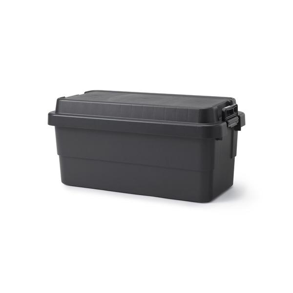 ZOZO問い合わせ番号:76578599ショップ:無印良品，ムジルシリョウヒンブランド:無印良品，ムジルシリョウヒン商品名:再生ポリプロピレン入り　頑丈収納ボックス　ダークグレー 特大　約幅７８×奥行３９×高さ３７ｃｍ　　約７０Ｌカテゴリ:...