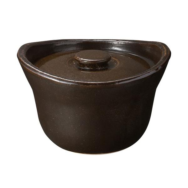 鍋 土釜おこげ　３合炊き　約直径２２×高さ１５ｃｍ