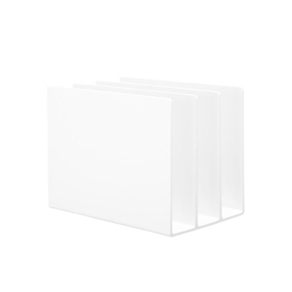 ZOZO問い合わせ番号:76578787ショップ:無印良品，ムジルシリョウヒンブランド:無印良品，ムジルシリョウヒン商品名:スチロール仕切りスタンド・ホワイトグレー　３仕切・小・約２１０×１３５×１６０ｍｍカテゴリ:インテリア>収納グ...