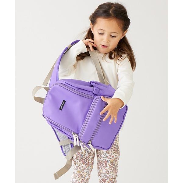 ZOZO問い合わせ番号:76712958ショップ:petit main，プティマインブランド:petit main，プティマイン商品名:【WEB限定】【リンク】【プティプラ】カラフルキッズリュック【パープル】(キッズ)カテゴリ:バッグ&gt...