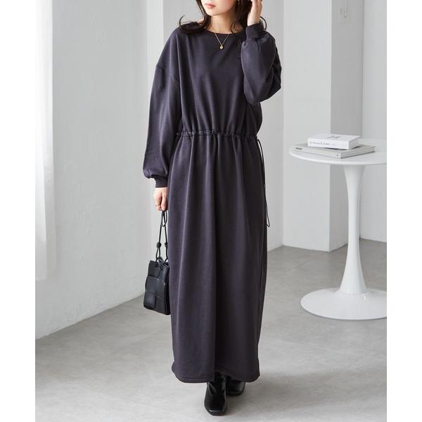 『タイムセール実施中』ZOZO問い合わせ番号:76779849ショップ:RANAN，ラナンブランド:RANAN，ラナン商品名:裏起毛/アンチピリング　ドロストスウェットライクワンピースカテゴリ:ワンピース/ドレス>ワンピースブランド品...