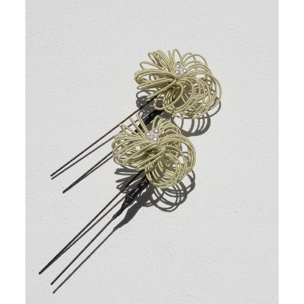 『タイムセール実施中』ZOZO問い合わせ番号:76877666ショップ:ゆかた館グレース，ユカタカングレースブランド:ゆかた館グレース，ユカタカングレース商品名:髪飾り　水引き 菊2本セットカテゴリ:水着/着物・浴衣>和装小物ブランド...