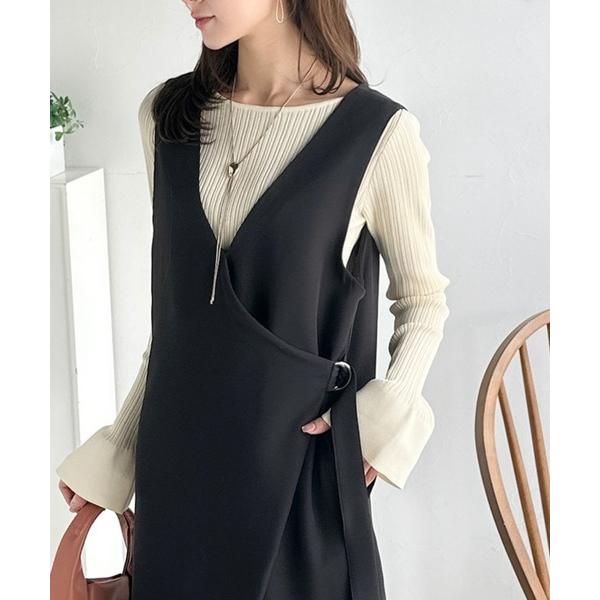 なお様 セットアップオールインワン SALON adam et rope' オールインワン バックサテンオールインワン