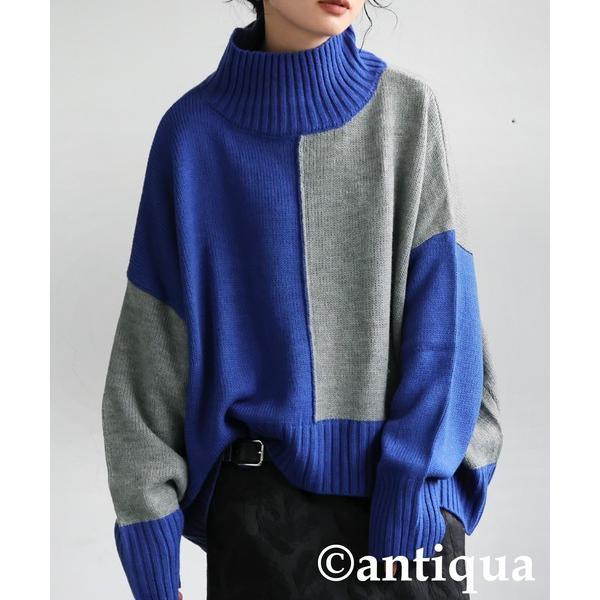 ZOZO問い合わせ番号:76985635ショップ:antiqua，アンティカブランド:antiqua，アンティカ商品名:ハイネックニットカテゴリ:トップス>ニット/セーターブランド品番:PN-00432素材:アクリル100%原産国:C...