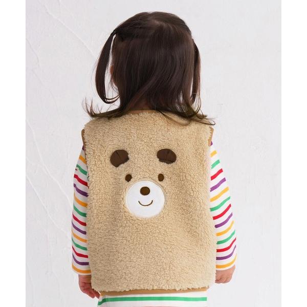 『セール実施中』ZOZO問い合わせ番号:77089339ショップ:MIKI HOUSE HOT BISCUITS，ミキハウスホットビスケッツブランド:HOT BISCUITS，ホットビスケッツ商品名:もこくま顔ドン ボアフリースベストカテゴ...