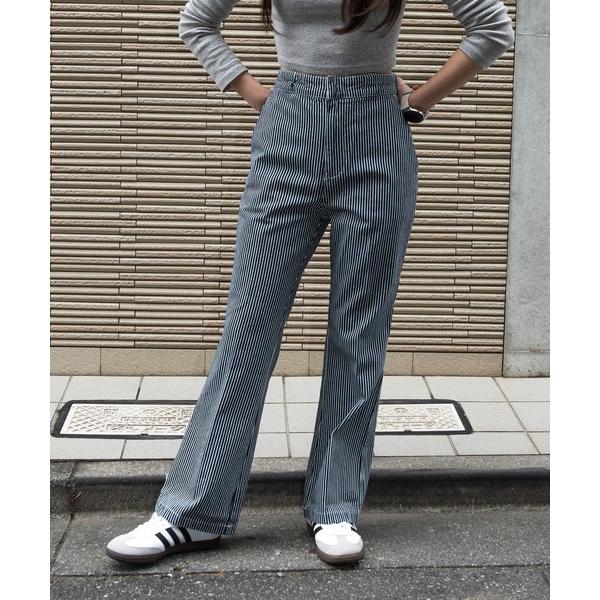 チノパン 「Dickies」センタークリースフレアパンツ 3187-6401　 レディース