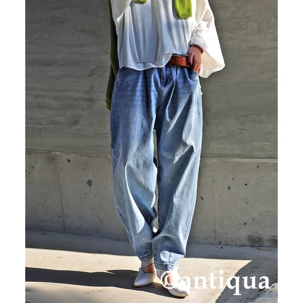 ZOZO問い合わせ番号:77115329ショップ:antiqua，アンティカブランド:antiqua，アンティカ商品名:サーカスデニムパンツカテゴリ:パンツ>デニムパンツブランド品番:ZL-00019素材:05ブラック・02カーキの素...