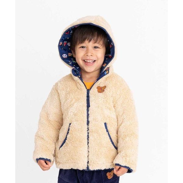 『セール実施中』ZOZO問い合わせ番号:77151347ショップ:MIKI HOUSE HOT BISCUITS，ミキハウスホットビスケッツブランド:HOT BISCUITS，ホットビスケッツ商品名:裏ボアフリース リバーシブル総柄ジャンパ...
