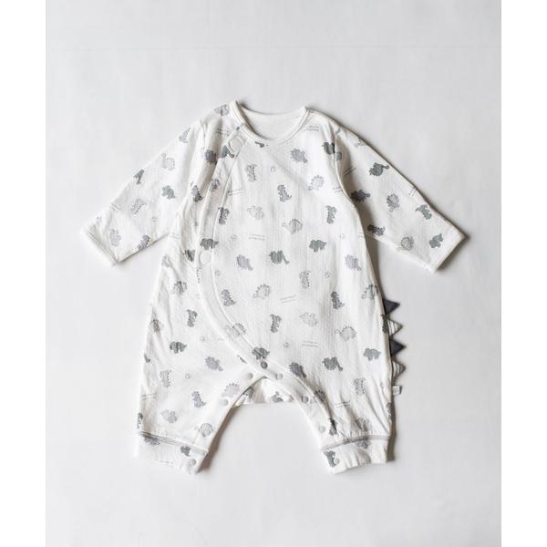 ※このアイテムは返品・交換対象外商品です。ZOZO問い合わせ番号:77153147ショップ:Si・Shu・Non，シ・シュ・ノンブランド:mocmof，モクモフ，Si・Shu・Non，シシュノン商品名:恐竜柄  ロンパース ( お着替え簡単...