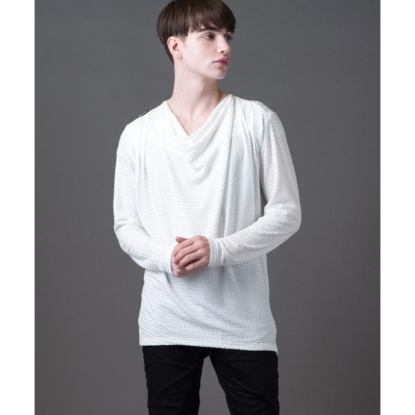 tシャツ BLOSSOMS FALL(ブロッサムズ フォール)ドレープ 長袖 Tシャツ メンズ レディース